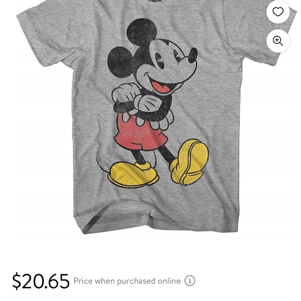 NWT Disney Mickey Mouse Vintage Character tee SZ - Medium - Picture 8 of 8